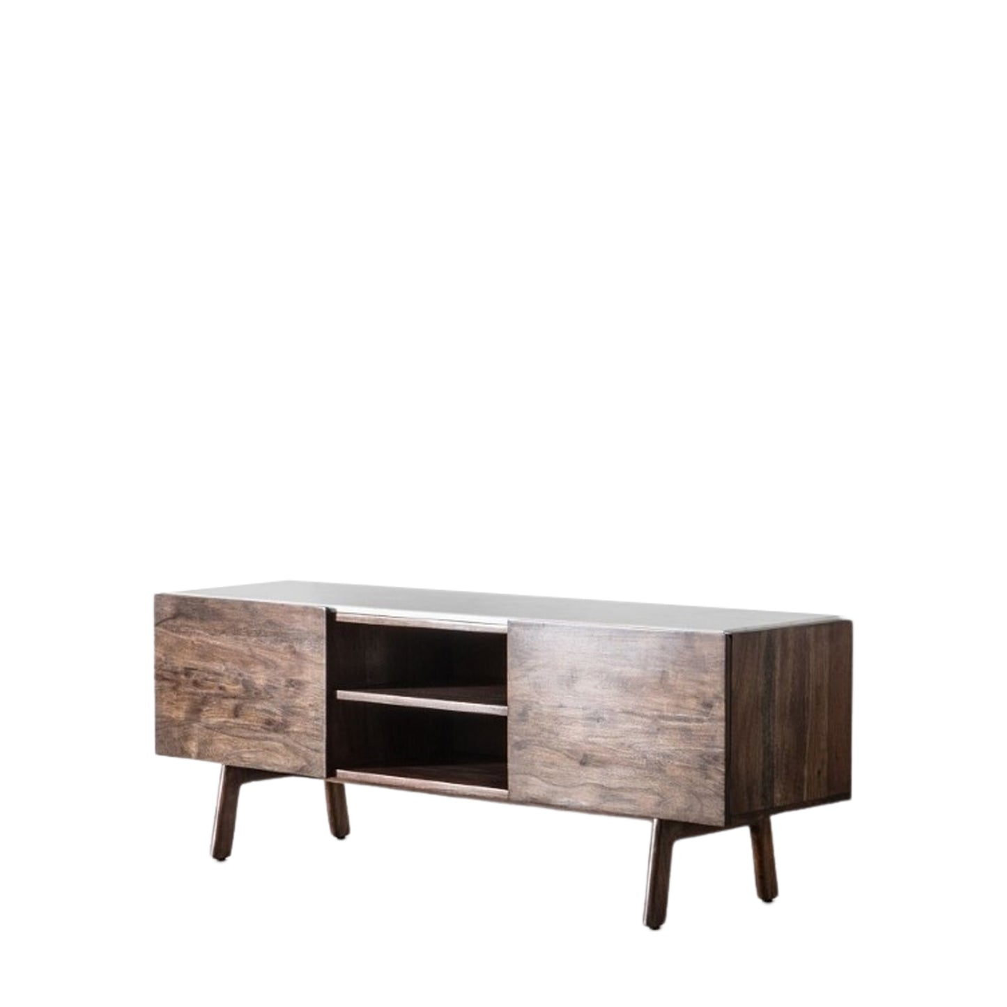 Barcelona Media Cabinet – Dark Wood