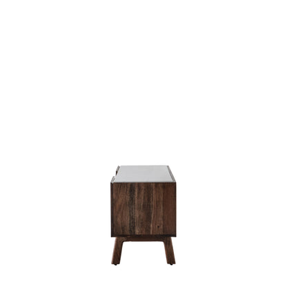 Barcelona Media Cabinet – Dark Wood