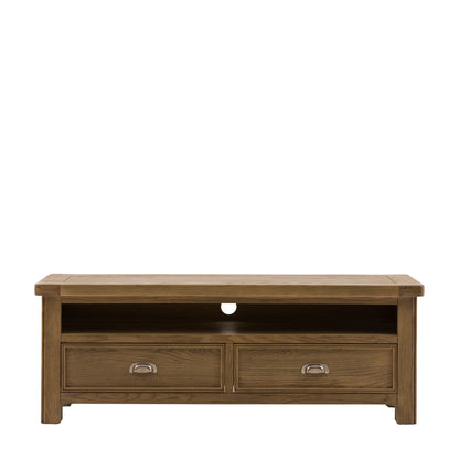 Hardwick Media Unit 1400x400x500mm – Light Wood