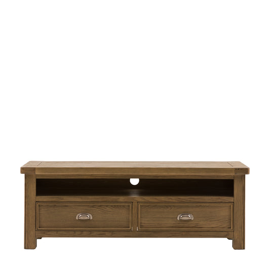 Hardwick Media Unit 1400x400x500mm – Light Wood