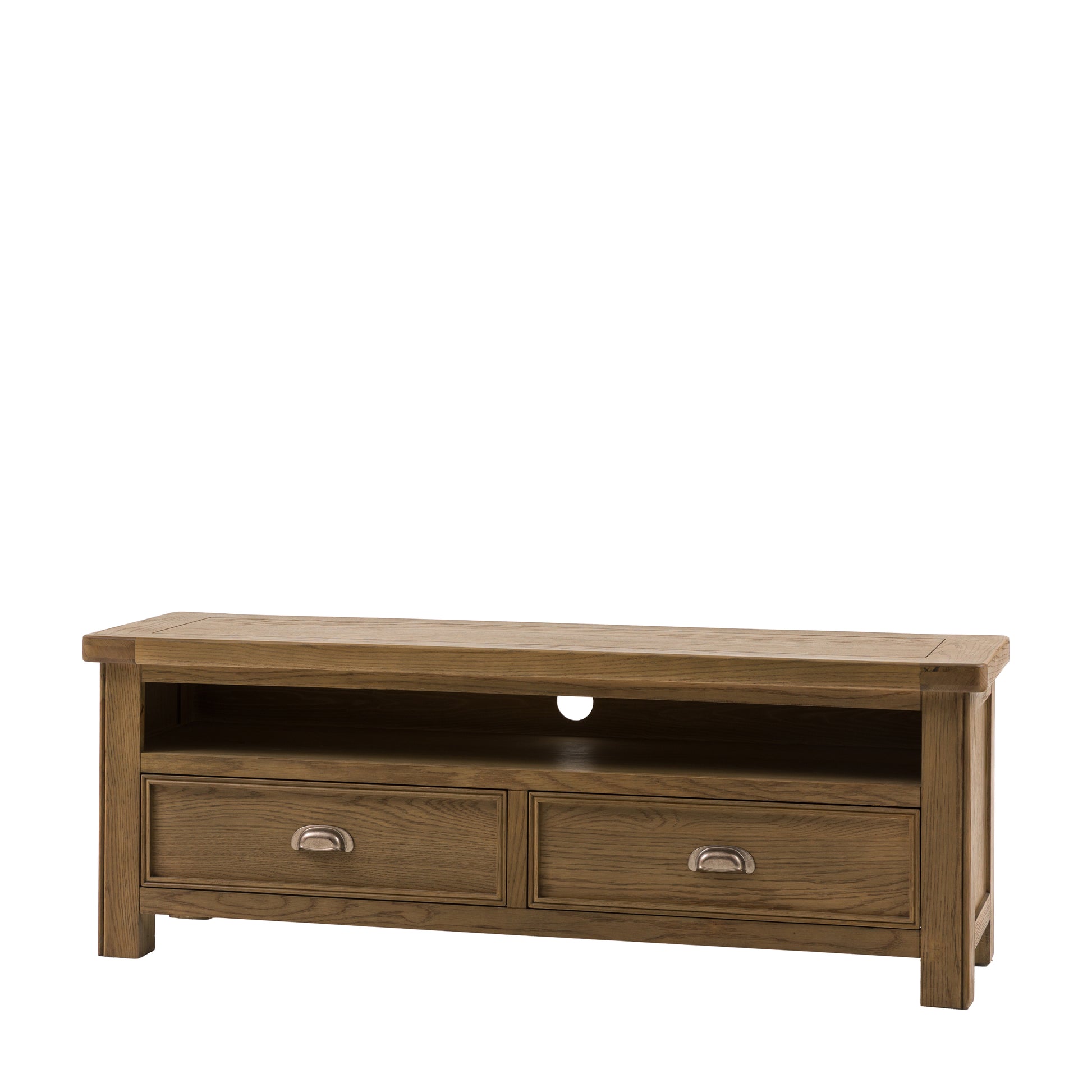 Hardwick Media Unit 1400x400x500mm – Light Wood