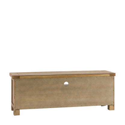 Hardwick Media Unit 1400x400x500mm – Light Wood