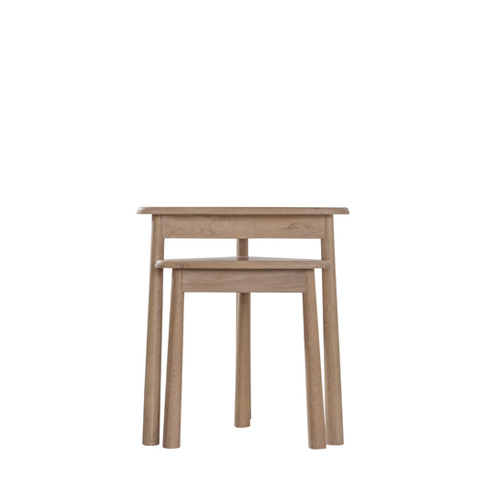Wycombe Nest of 2 Tables – Light Wood
