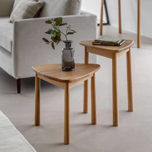 Wycombe Nest of 2 Tables – Light Wood