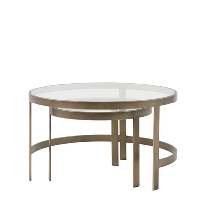 Monti Nest of 2 Tables – Bronze