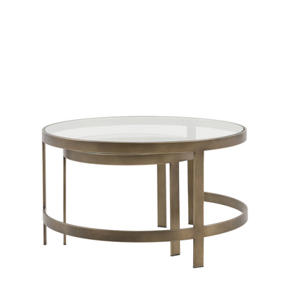 Monti Nest of 2 Tables – Bronze