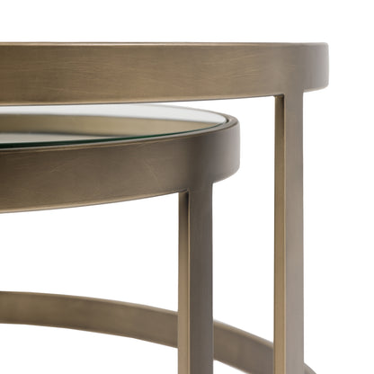 Monti Nest of 2 Tables – Bronze