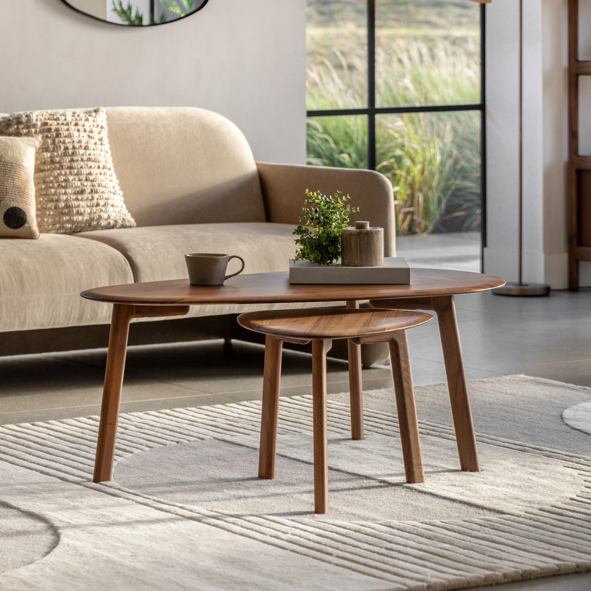 Madrid Coffee Table Nest Walnut