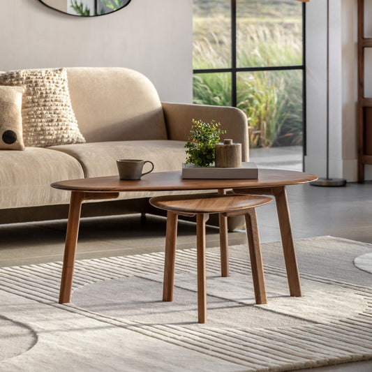 Madrid Coffee Table Nest Walnut