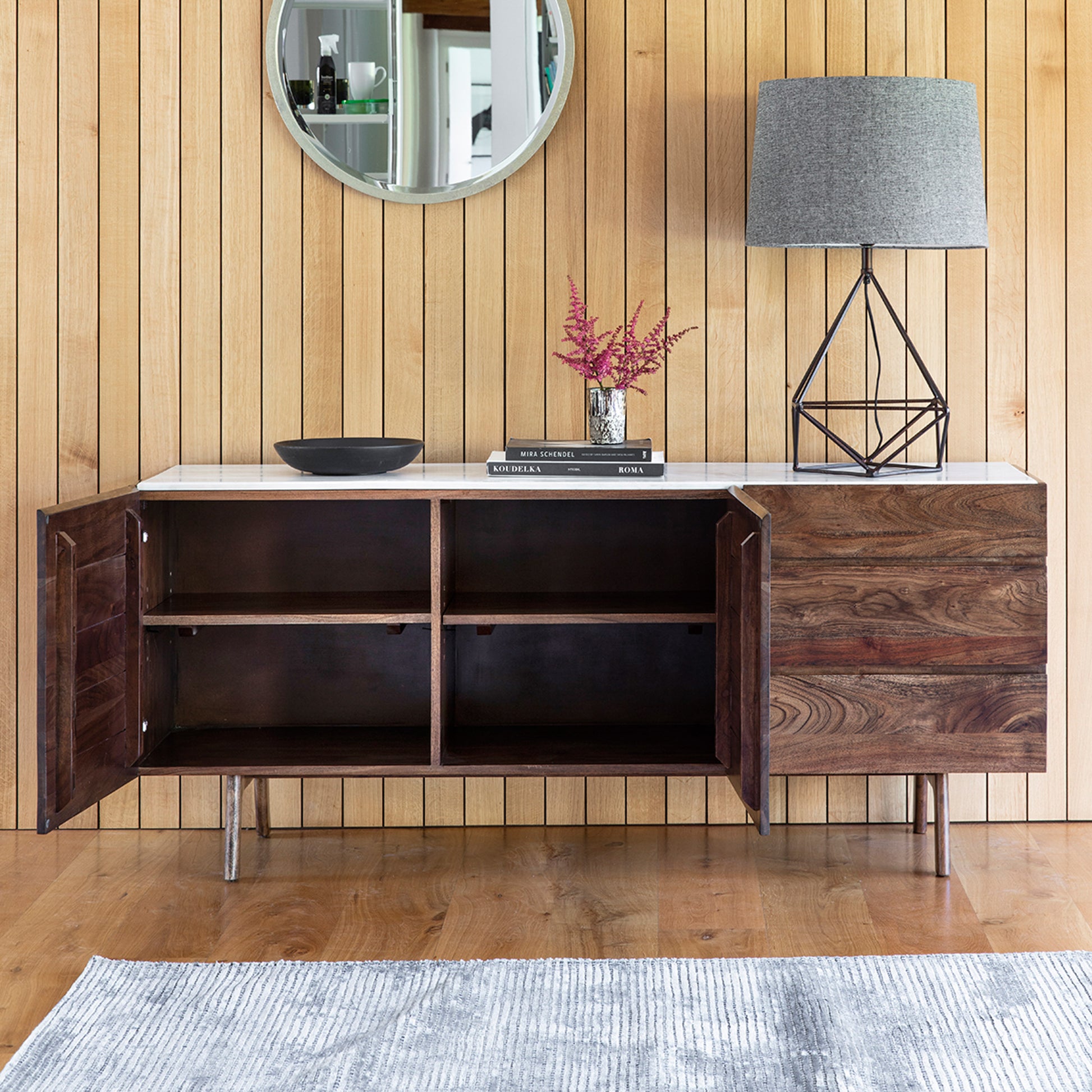 Barcelona Sideboard – Dark Wood