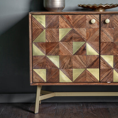 Tate 3 door Sideboard – Dark Wood