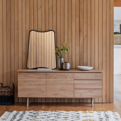 Madrid 2 Door 3 Drawer Sideboard – Light Wood