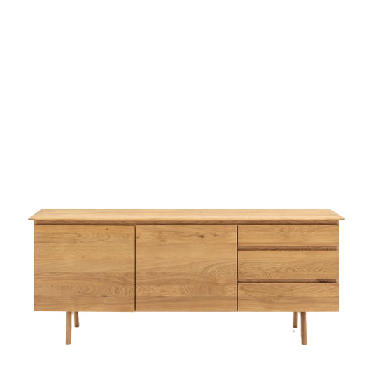Madrid 2 Door 3 Drawer Sideboard – Light Wood