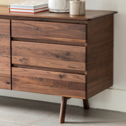 Madrid 2 Dr/3 Drwr Sideboard Walnut – Dark Wood