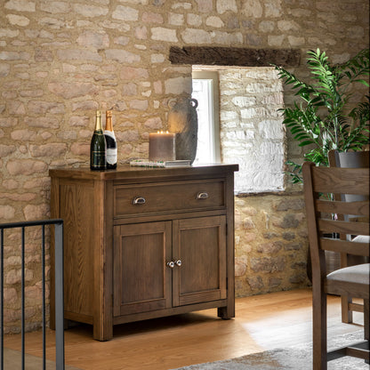Hardwick 2 Door 1 Drawer Sideboard 1060x440x860mm – Light Wood
