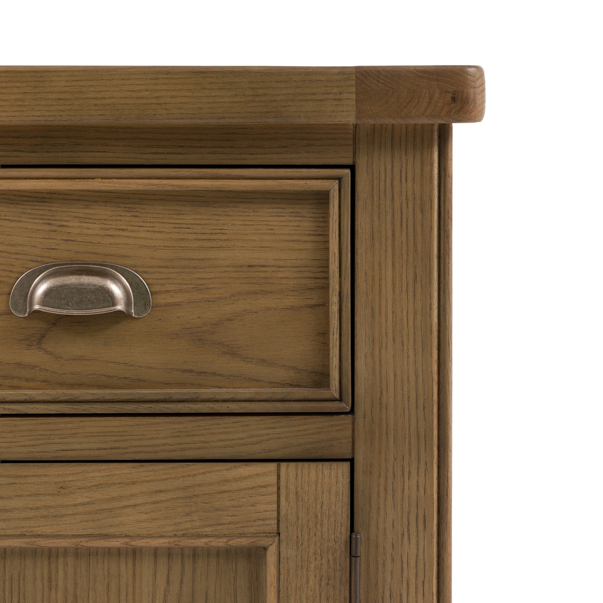 Hardwick 2 Door 1 Drawer Sideboard 1060x440x860mm – Light Wood