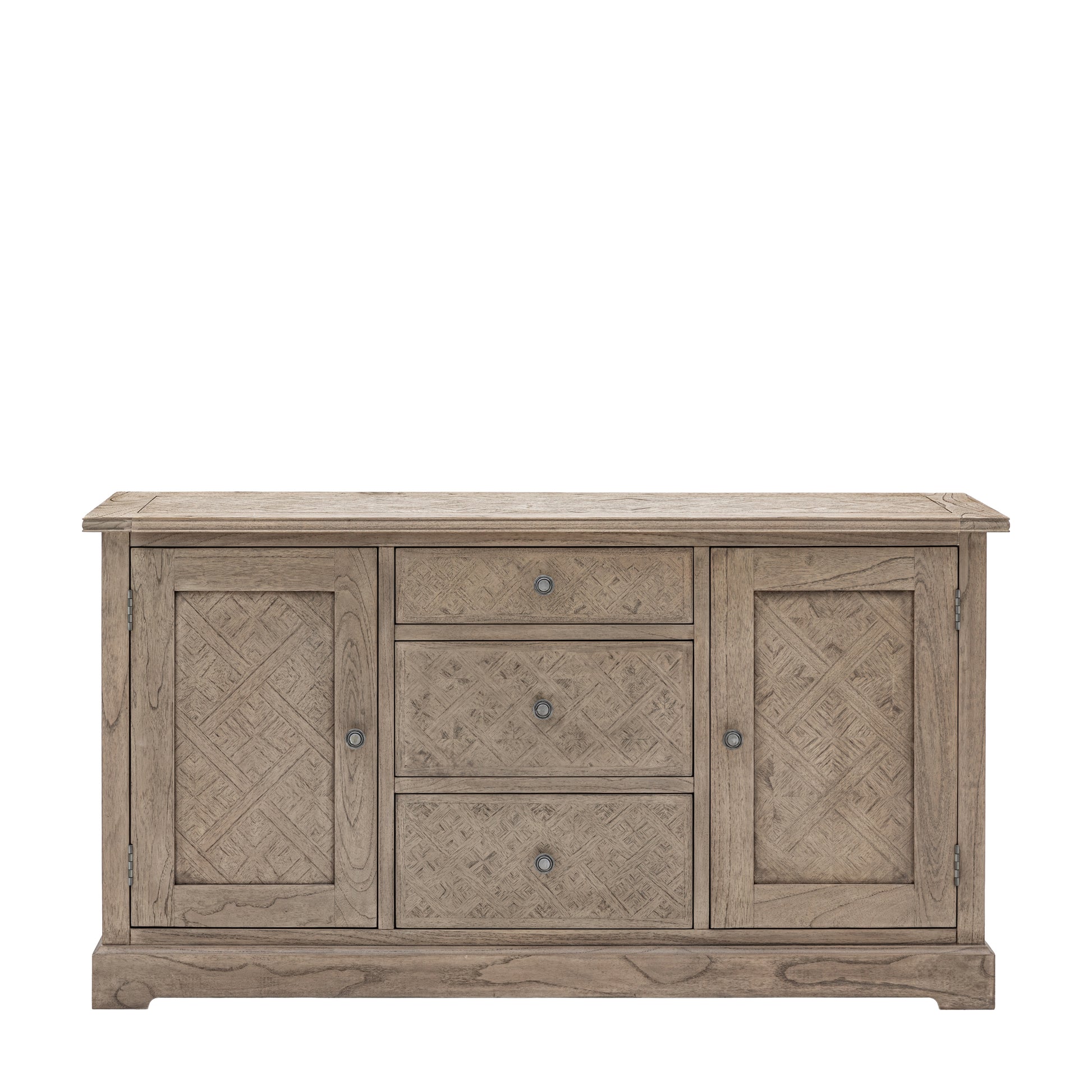 Rustique 2 Door 3 Drawer Sideboard 1500x450x800mm – Natural