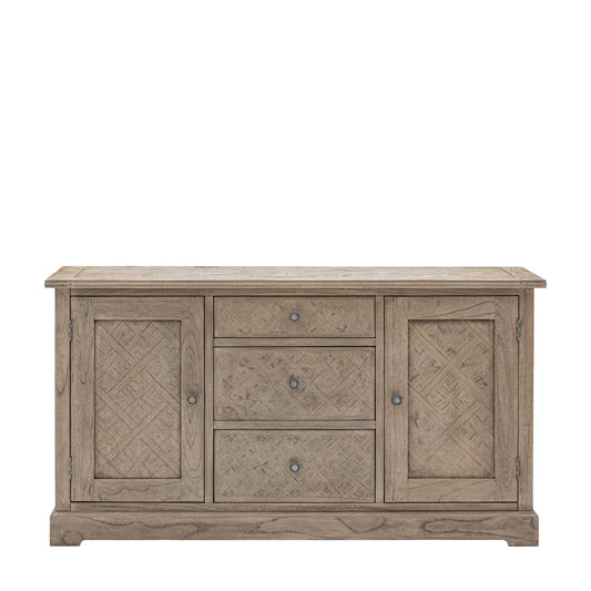 Rustique 2 Door 3 Drawer Sideboard 1500x450x800mm – Natural