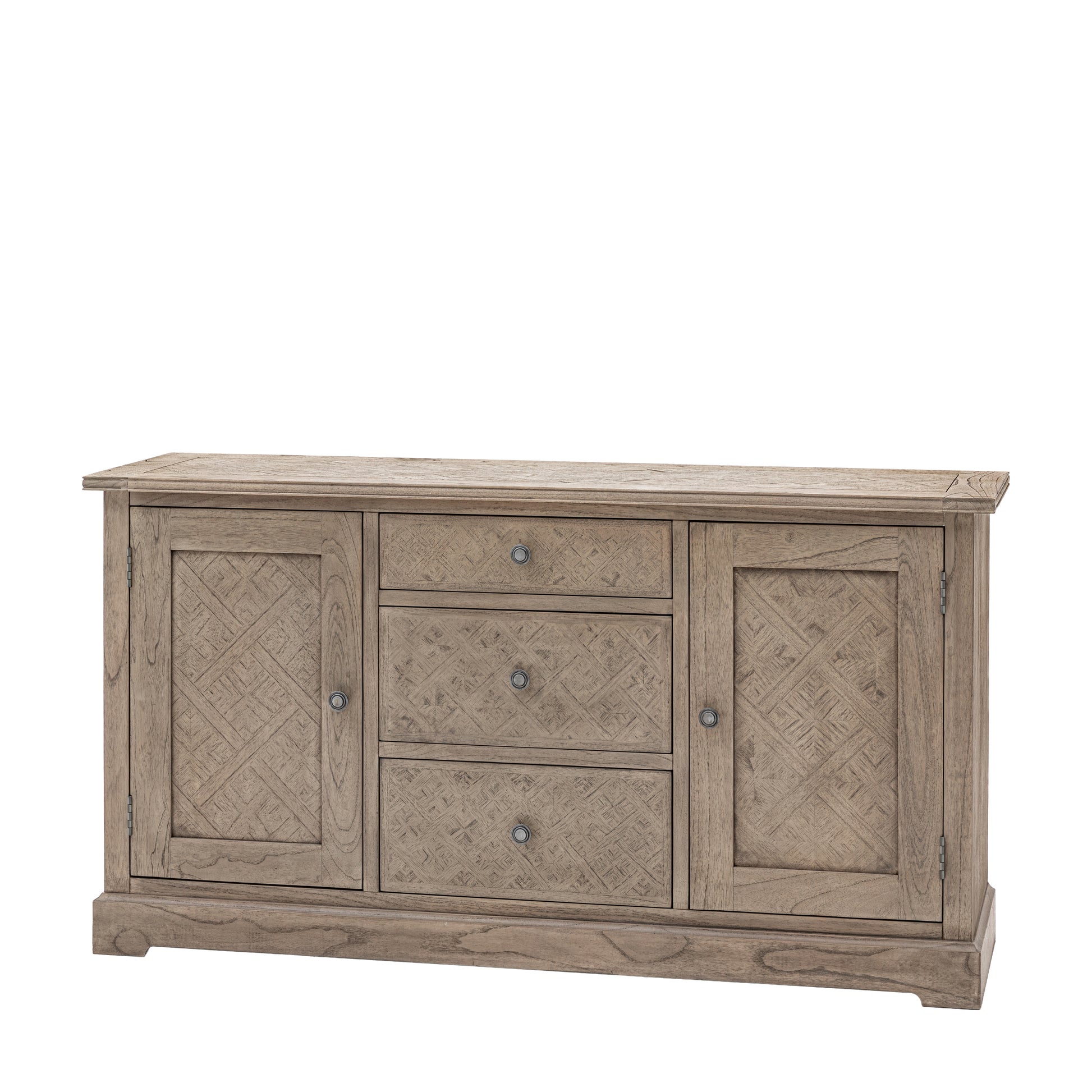 Rustique 2 Door 3 Drawer Sideboard 1500x450x800mm – Natural