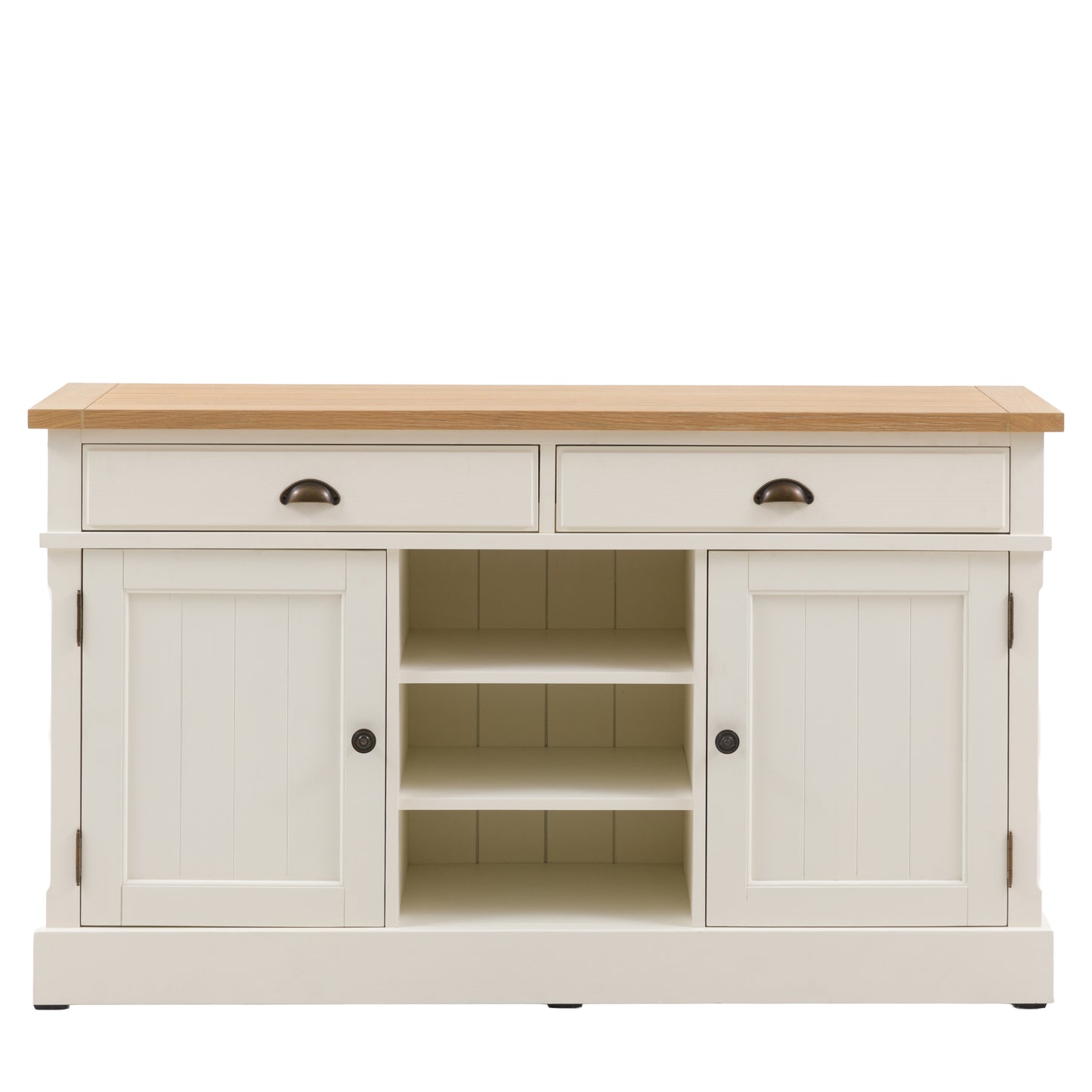 Eton 2 Door/2 Drawer Sideboard White1400x450x800mm – White