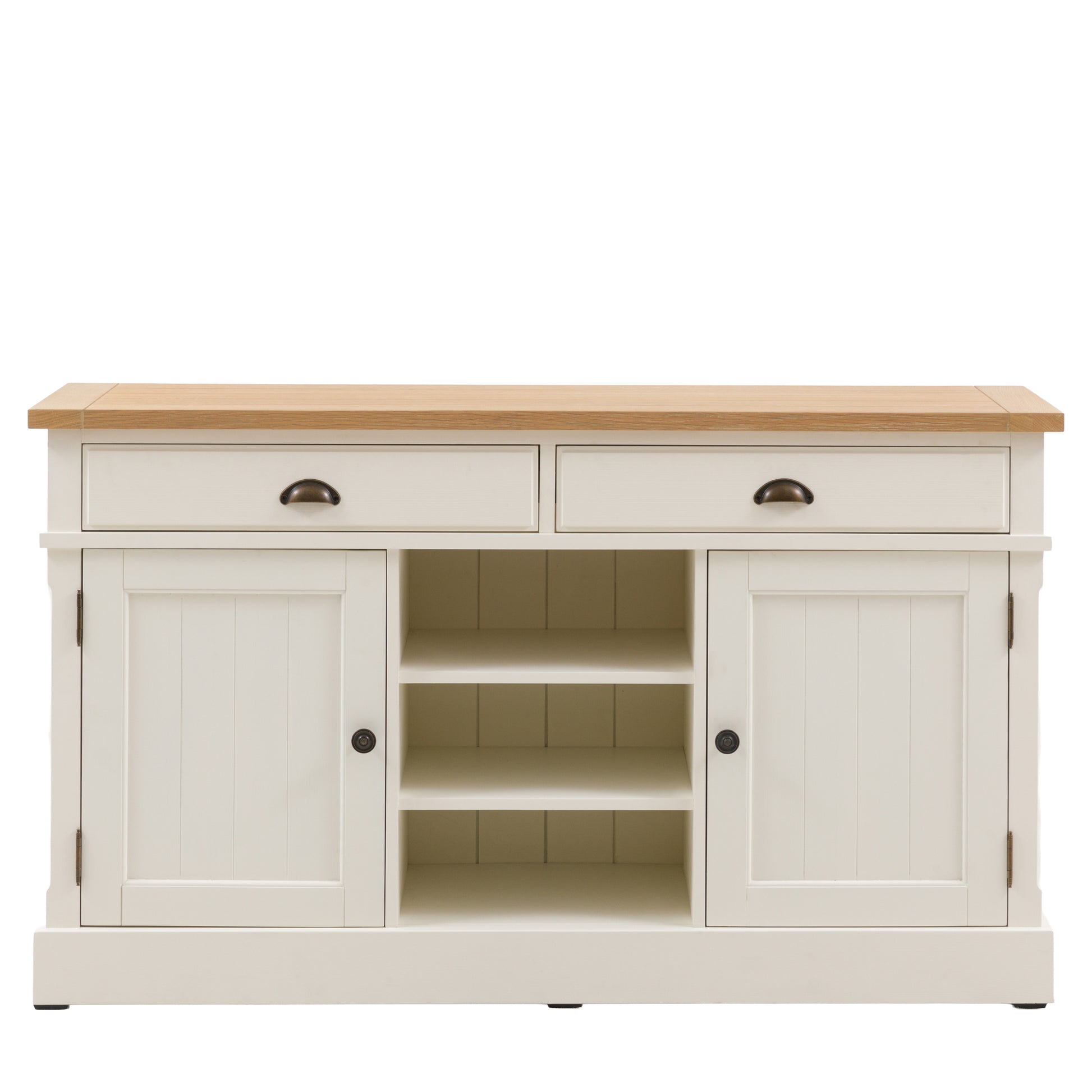 Eton 2 Door/2 Drawer Sideboard White1400x450x800mm – White