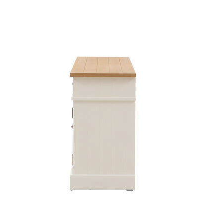 Eton 2 Door/2 Drawer Sideboard White1400x450x800mm – White
