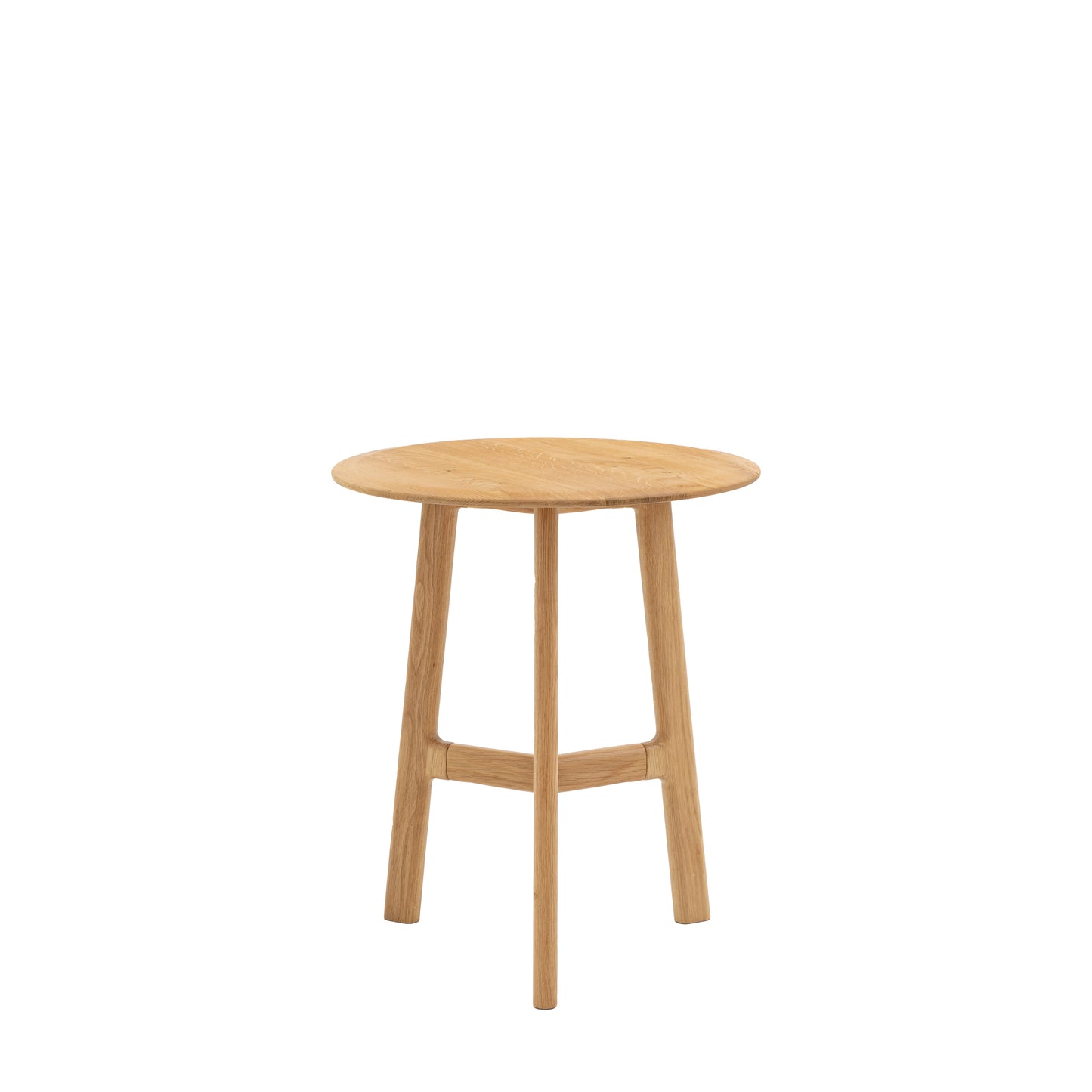 Madrid Round Side Table – Light Wood