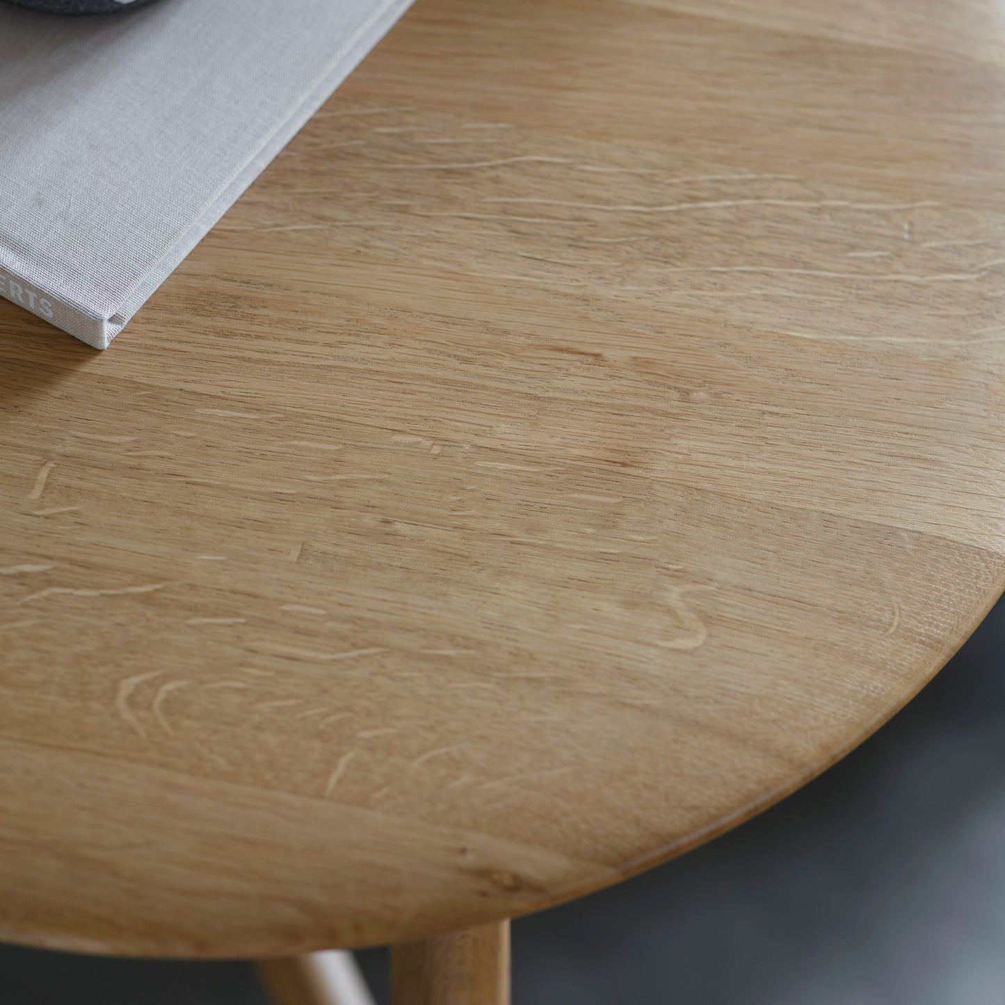 Madrid Round Side Table – Light Wood