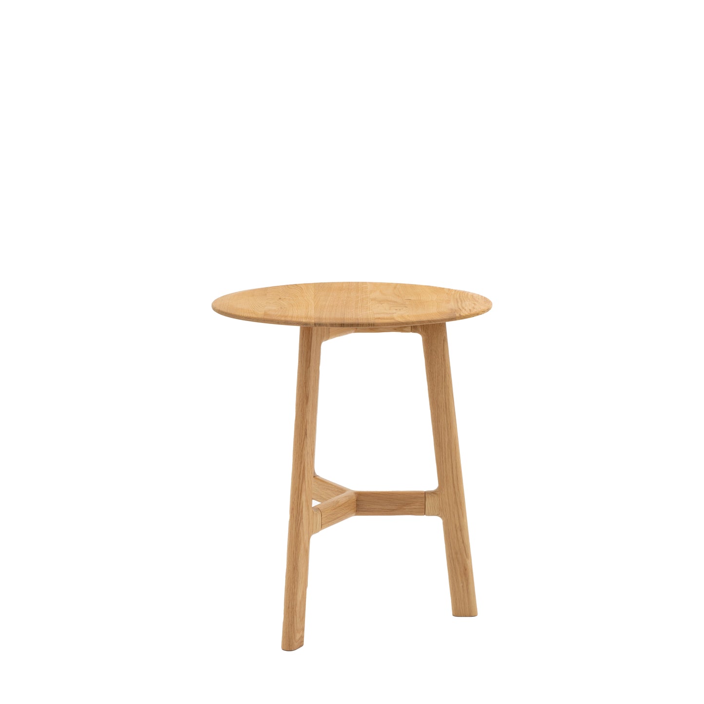 Madrid Round Side Table – Light Wood