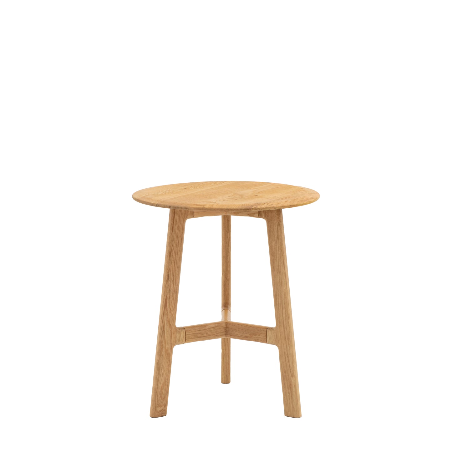 Madrid Round Side Table – Light Wood