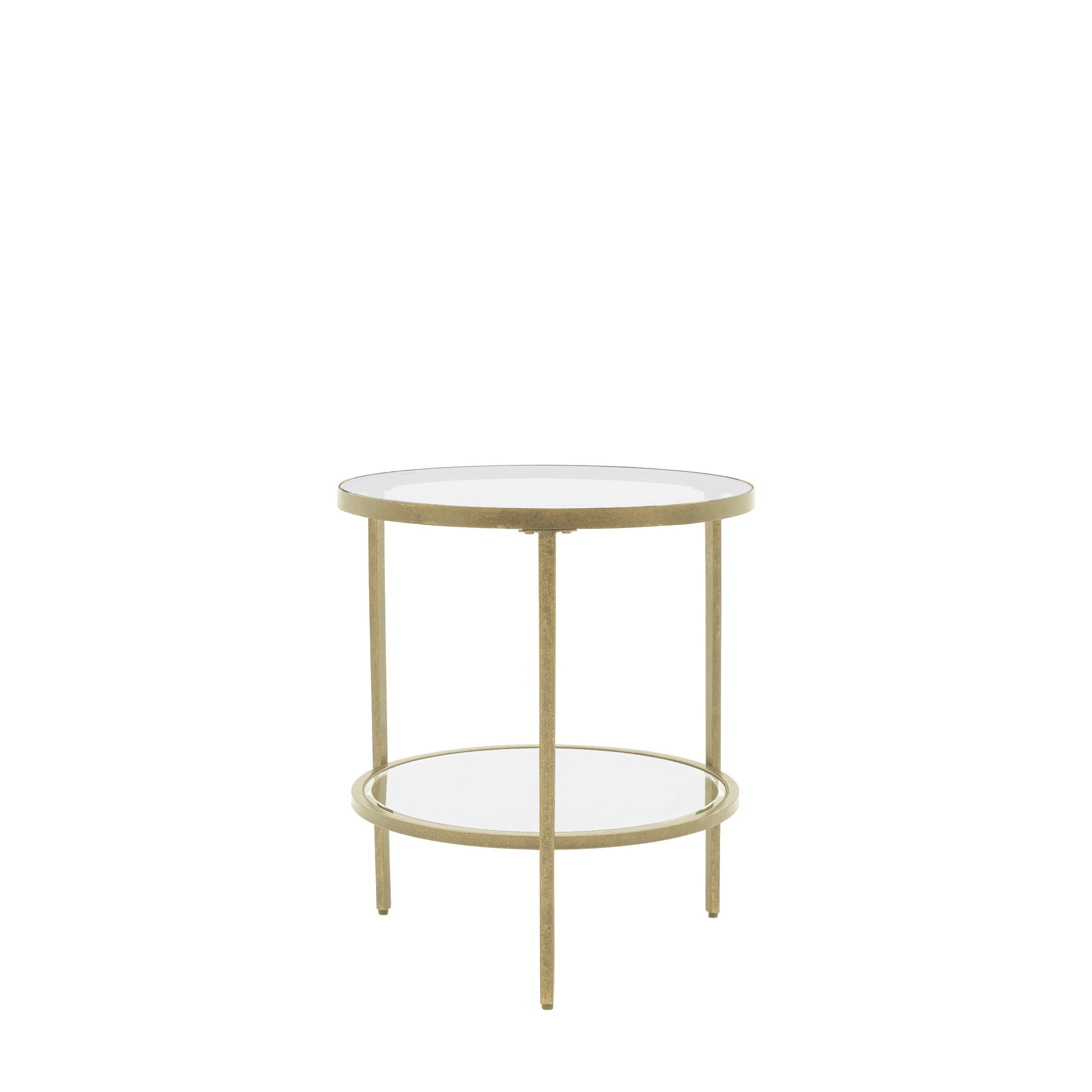 Hudson Side Table Champagne – Gold