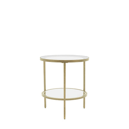 Hudson Side Table Champagne – Gold