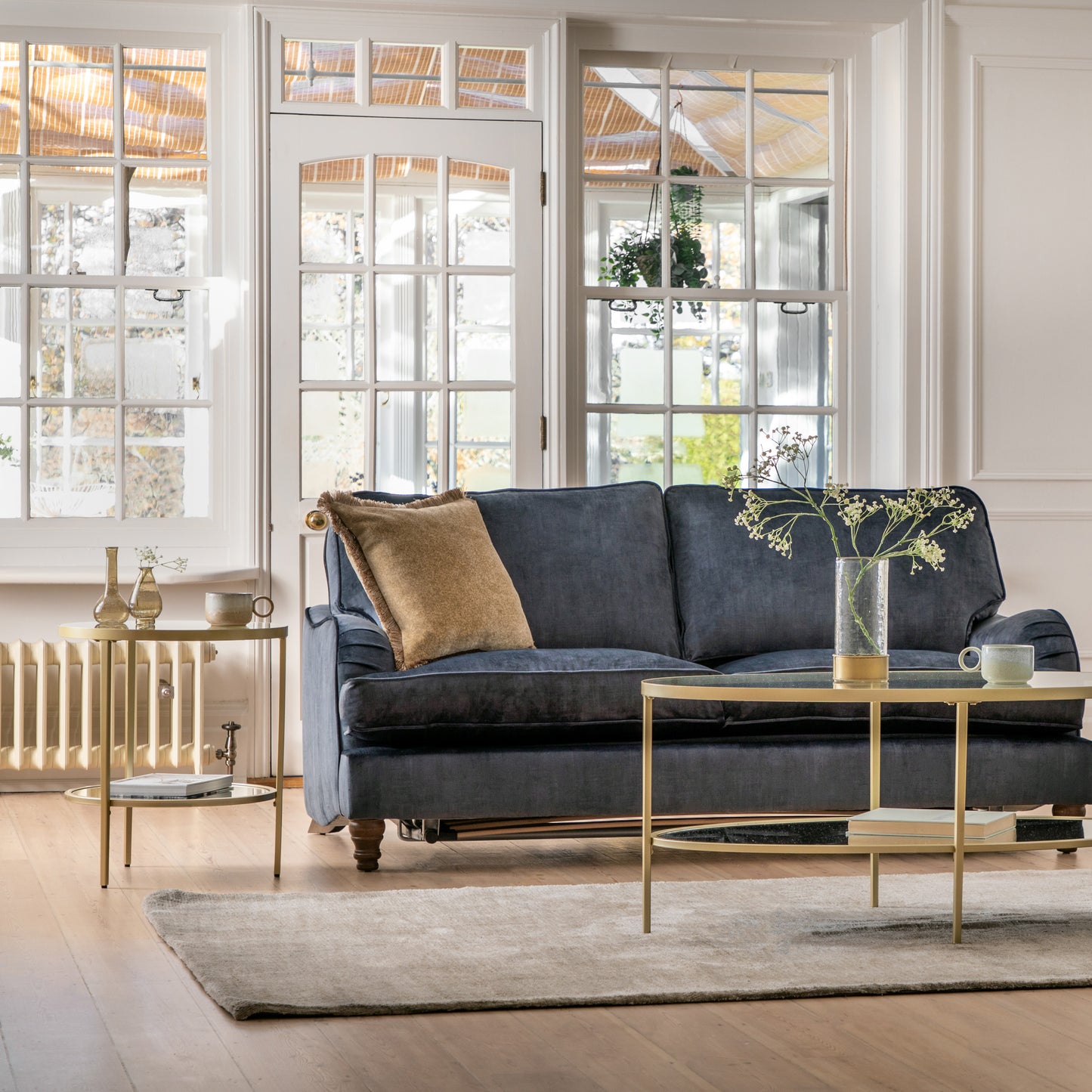 Hudson Side Table Champagne – Gold