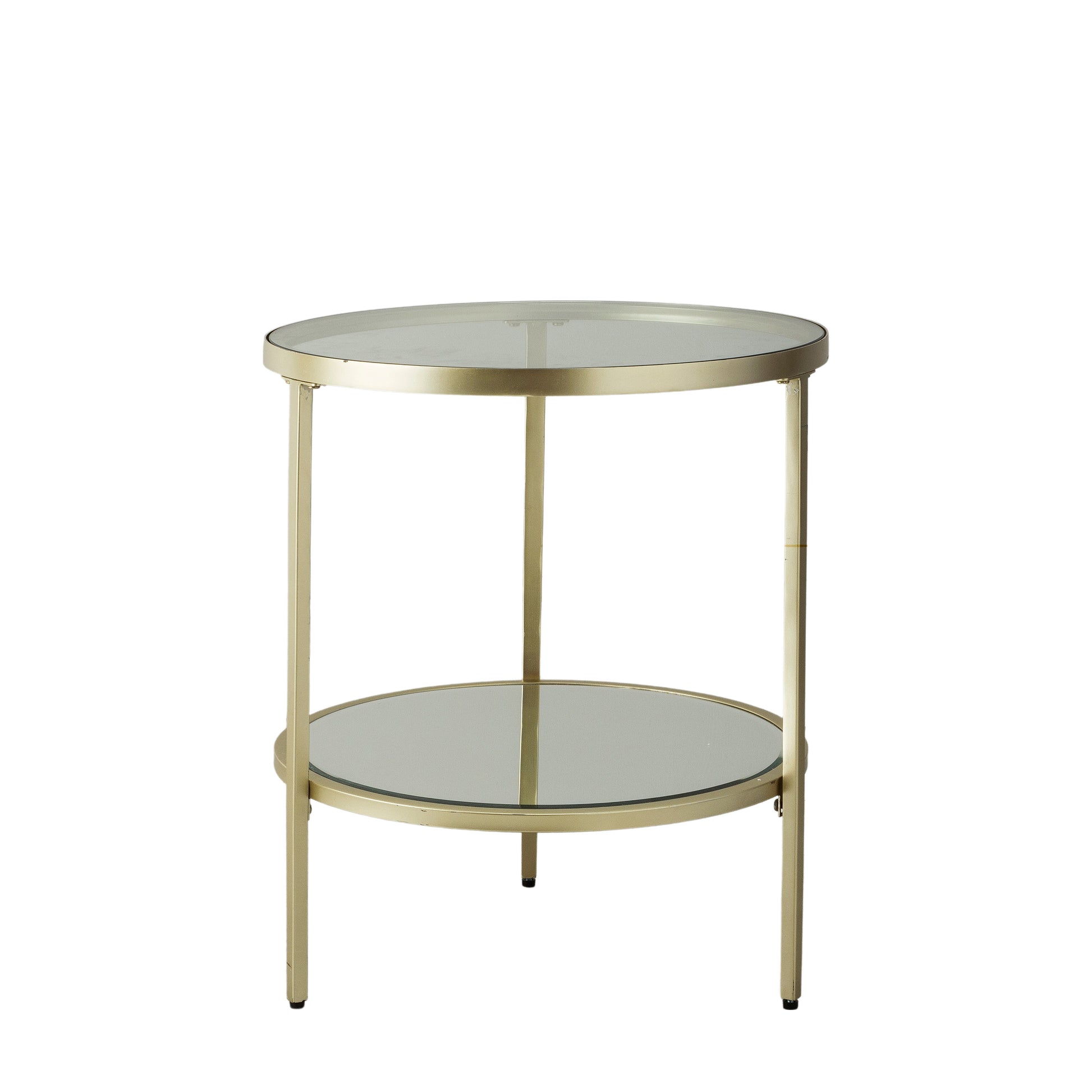 Hudson Side Table Champagne – Gold