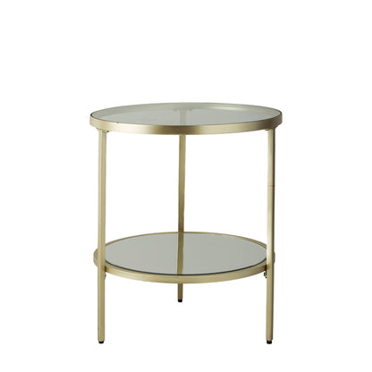 Hudson Side Table Champagne – Gold