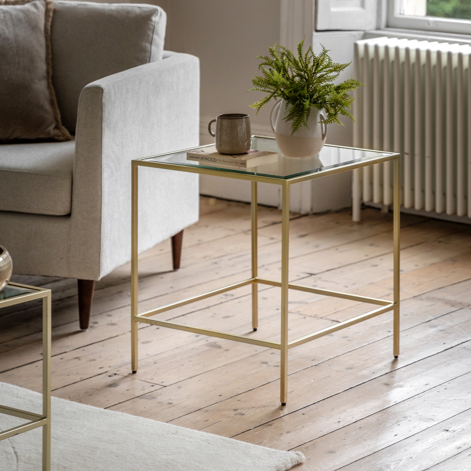 Rothbury Side Table Champagne – Champagne