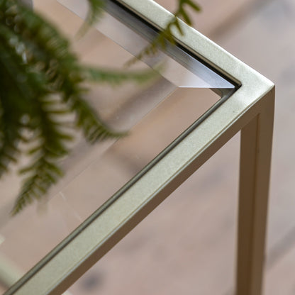 Rothbury Side Table Champagne – Champagne