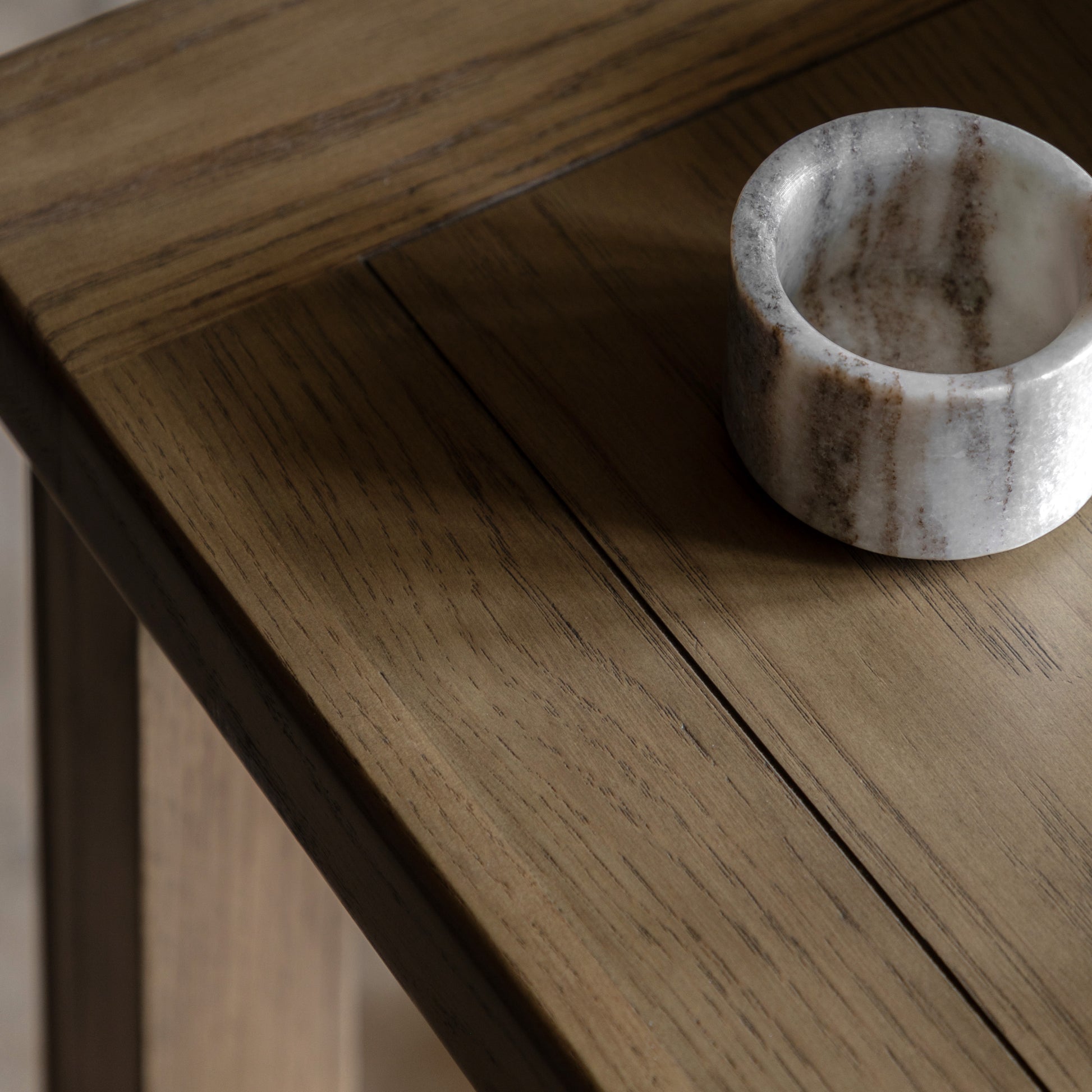 Hardwick Side Table 500x500x550mm – Light Wood