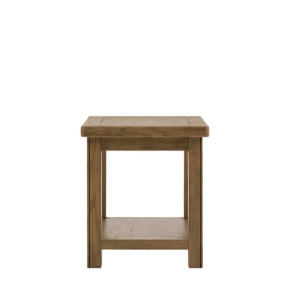 Hardwick Side Table 500x500x550mm – Light Wood