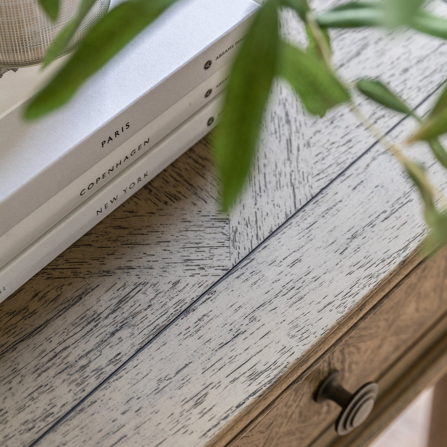 Rustique 1 Drawer Side Table 500x400x550mm – Natural
