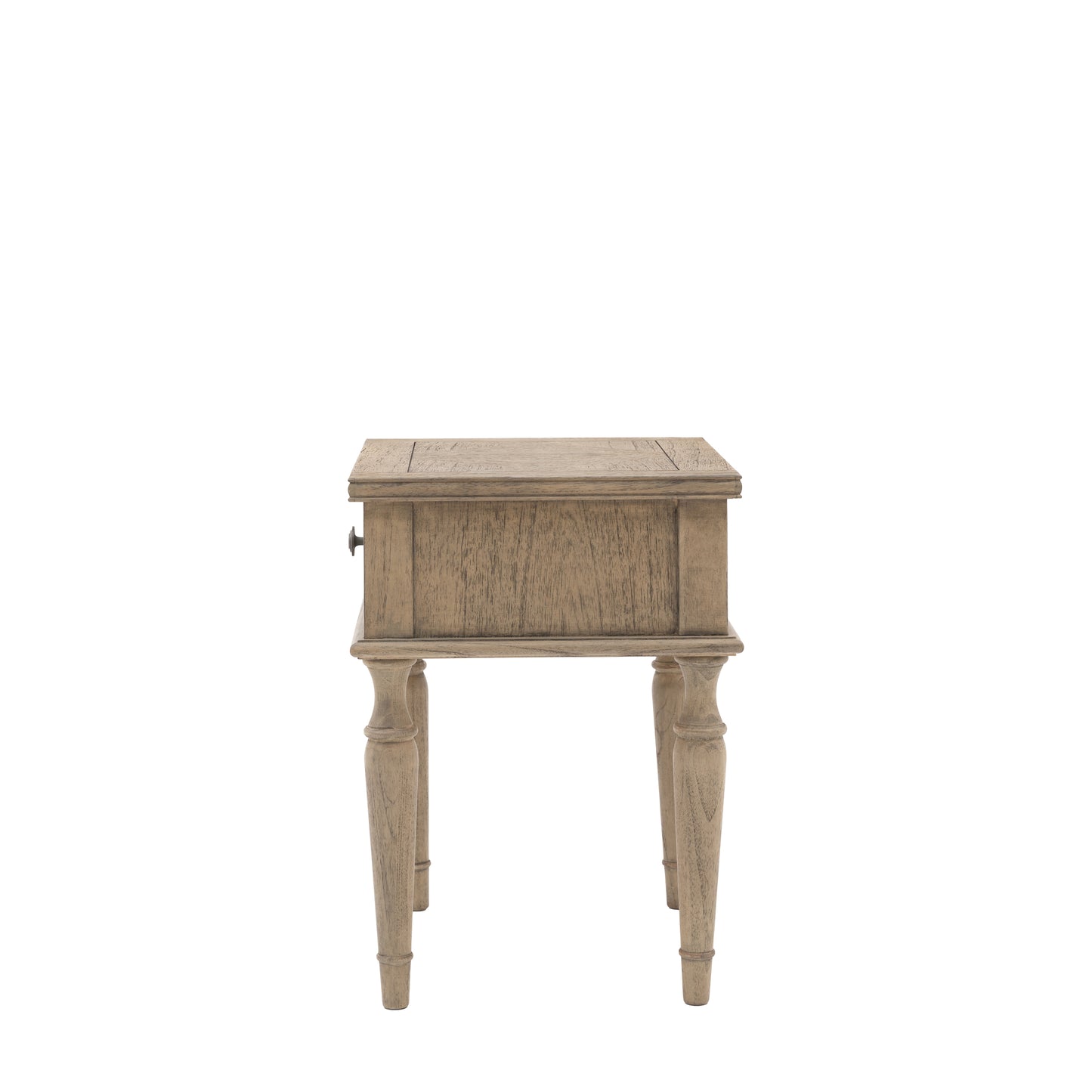 Rustique 1 Drawer Side Table 500x400x550mm – Natural