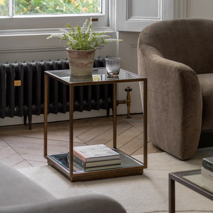 Avento Side Table – Gold