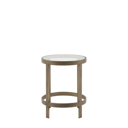 Monti Side Table 450x450x550mm – Bronze