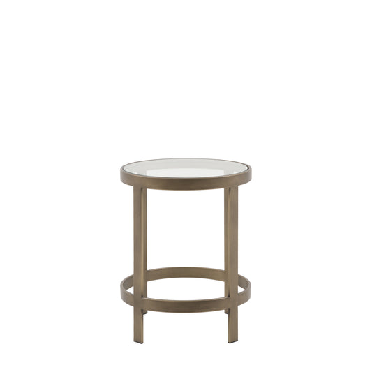 Monti Side Table 450x450x550mm – Bronze