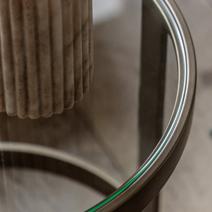 Monti Side Table 450x450x550mm – Bronze