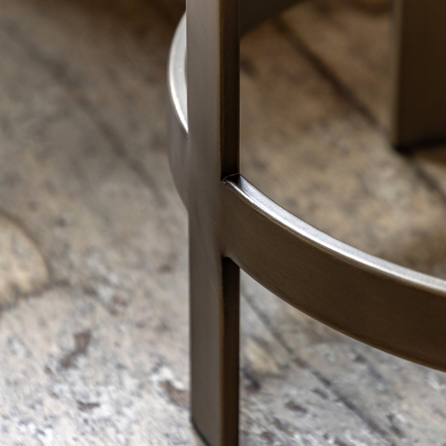Monti Side Table 450x450x550mm – Bronze