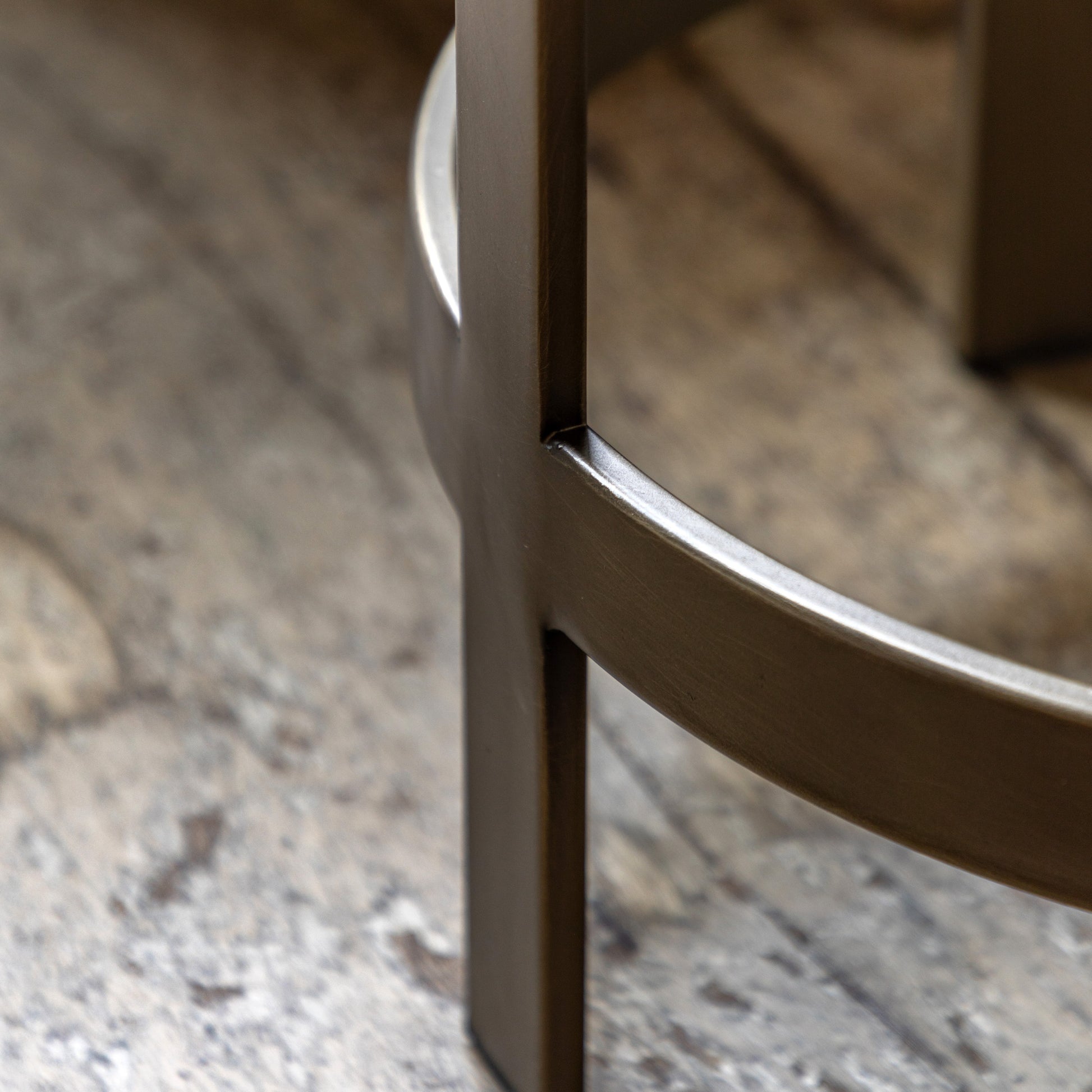 Monti Side Table 450x450x550mm – Bronze