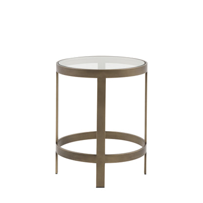 Monti Side Table 450x450x550mm – Bronze