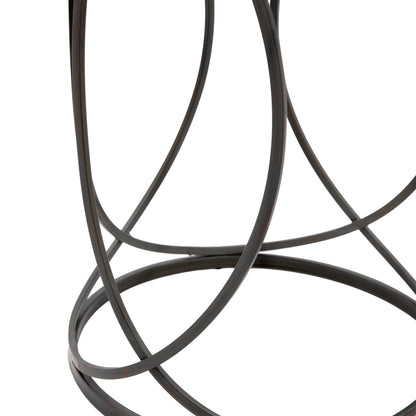 Kimba Side Table 385x385x610mm – Bronze