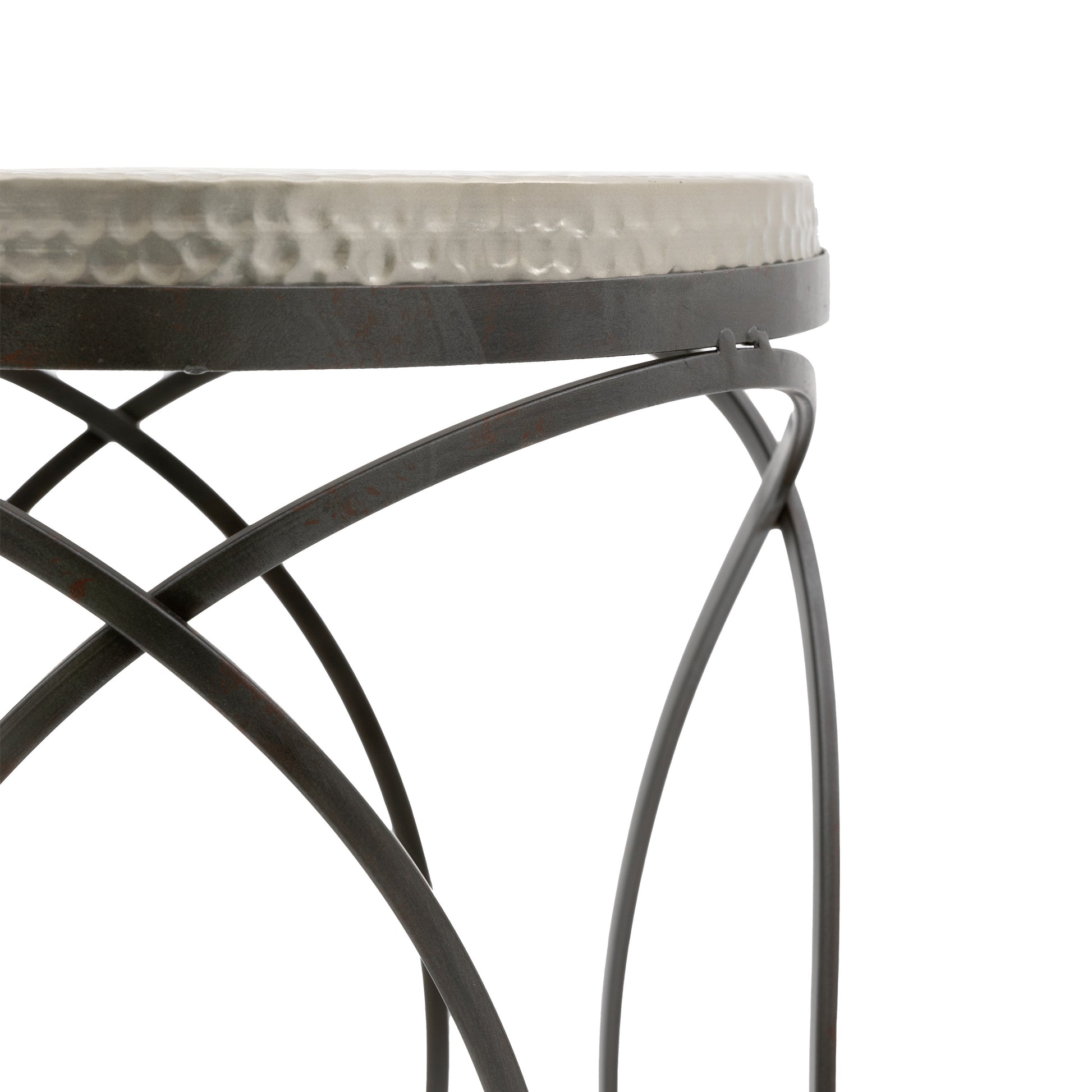 Kimba Side Table 385x385x610mm – Bronze